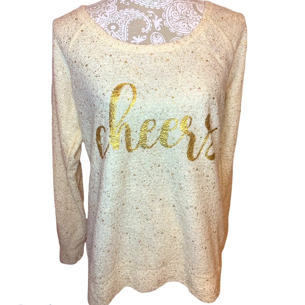 Maurices Cheers gold top XL NWOT